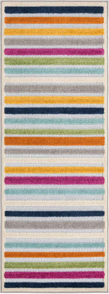 2' x 6' Easy-Clean Aruba Indoor / Outdoor Runner Rug