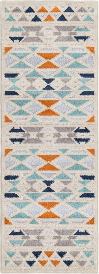 Detail image of 2' x 6' Easy-Clean Aruba Indoor / Outdoor Runner Rug