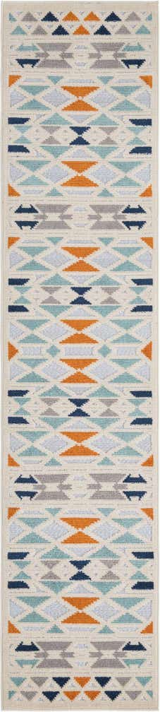 2' x 10' Easy-Clean Aruba Indoor / Outdoor Runner Rug