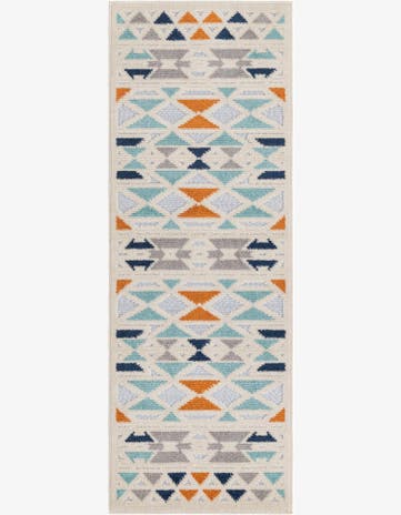 2' x 6' Easy-Clean Aruba Indoor / Outdoor Runner Rug