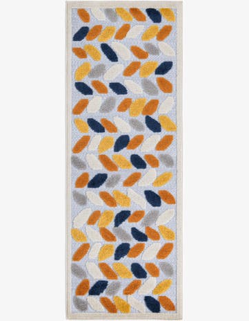 2' x 6' Easy-Clean Aruba Indoor / Outdoor Runner Rug