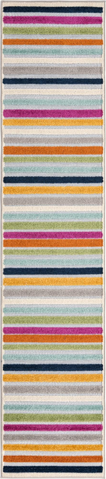 2' x 10'  Washable Aruba Indoor / Outdoor Runner Rug