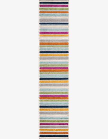 Gray Easy-Clean Aruba Indoor / Outdoor Runner Rug