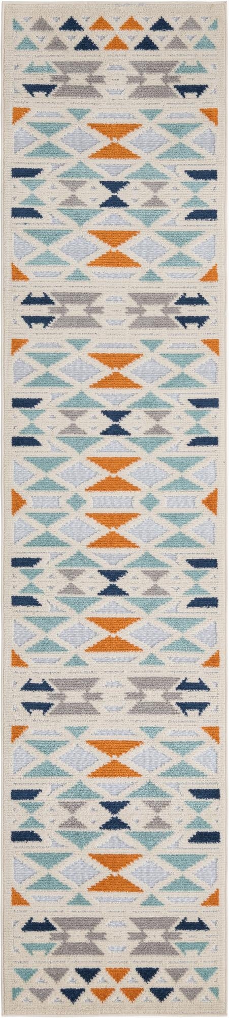 2' x 10'  Washable Aruba Indoor / Outdoor Runner Rug