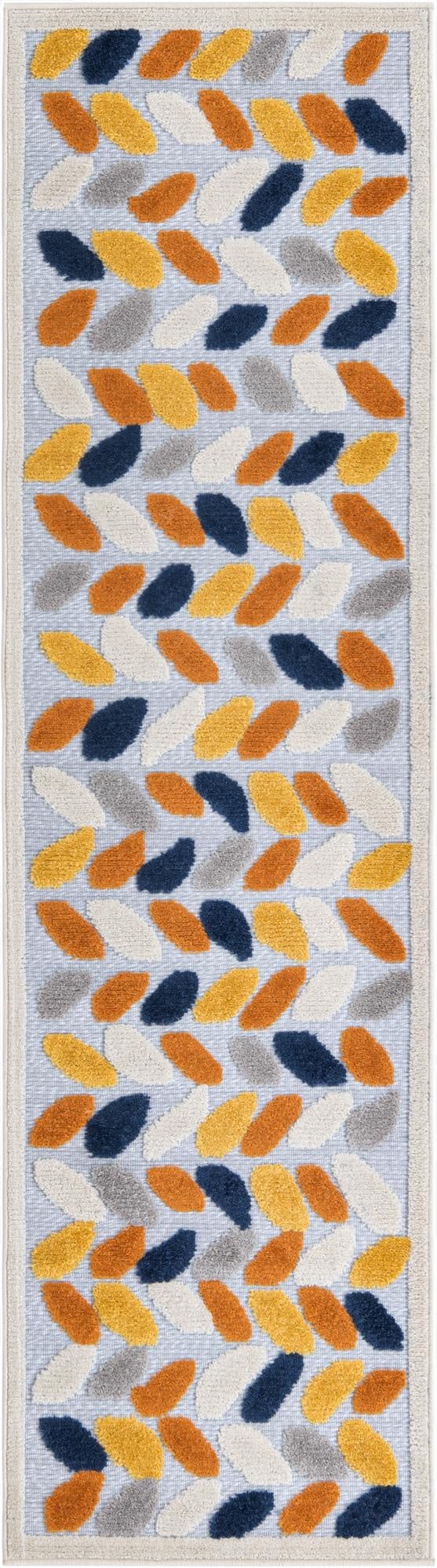 2' x 8'  Washable Aruba Indoor / Outdoor Runner Rug