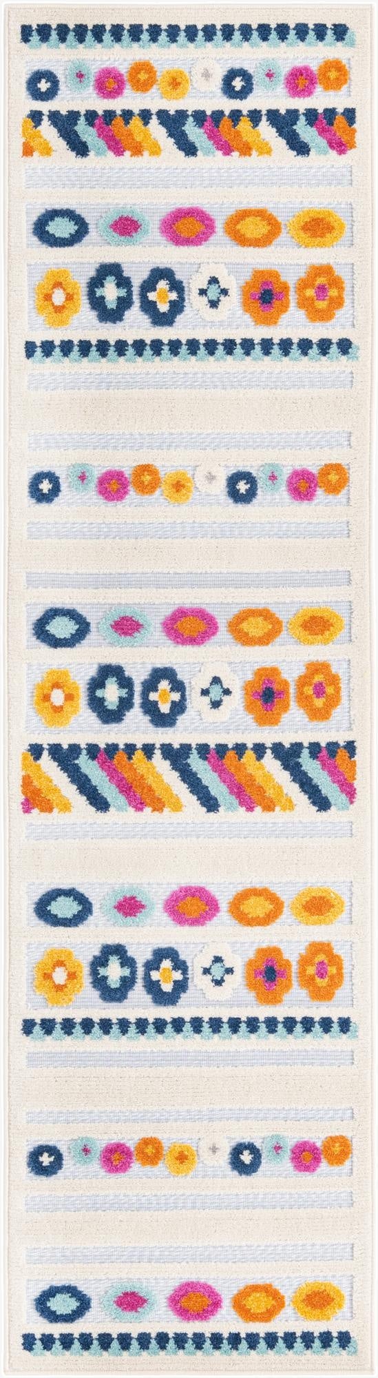 2' x 8'  Washable Aruba Indoor / Outdoor Runner Rug