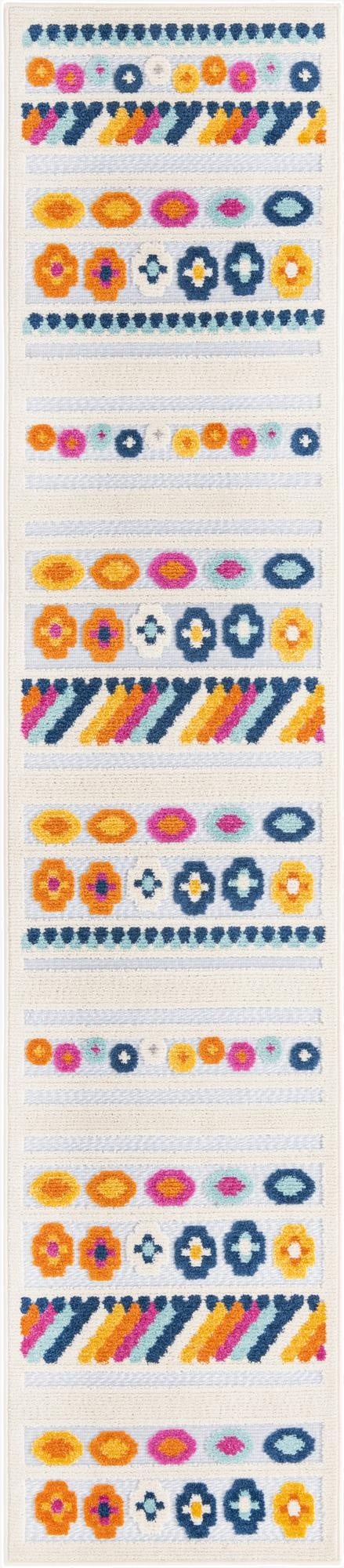 2' x 10'  Washable Aruba Indoor / Outdoor Runner Rug