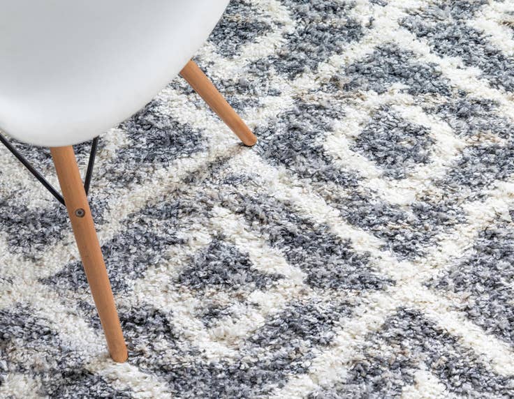 Detail image of 2' 2 x 6' Athena Shag Runner Rug