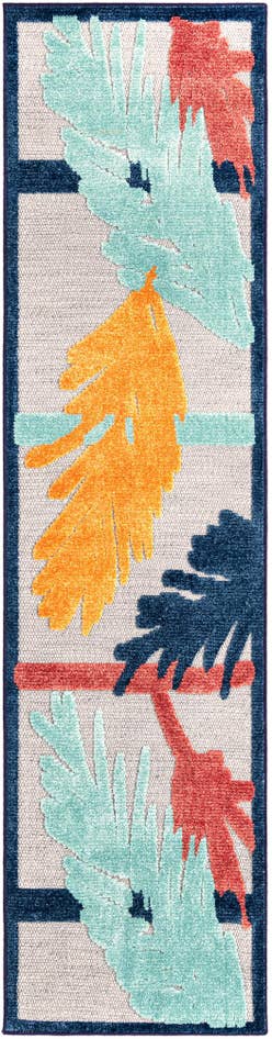 Detail image of 2' x 8' Easy-Clean Belize Indoor / Outdoor Runner Rug