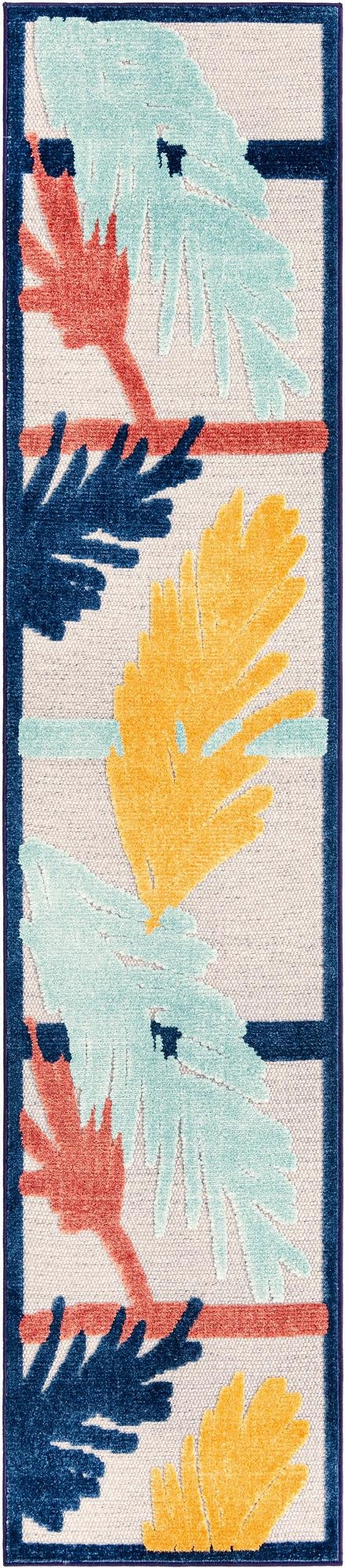 2' x 10'  Washable Belize Indoor / Outdoor Runner Rug