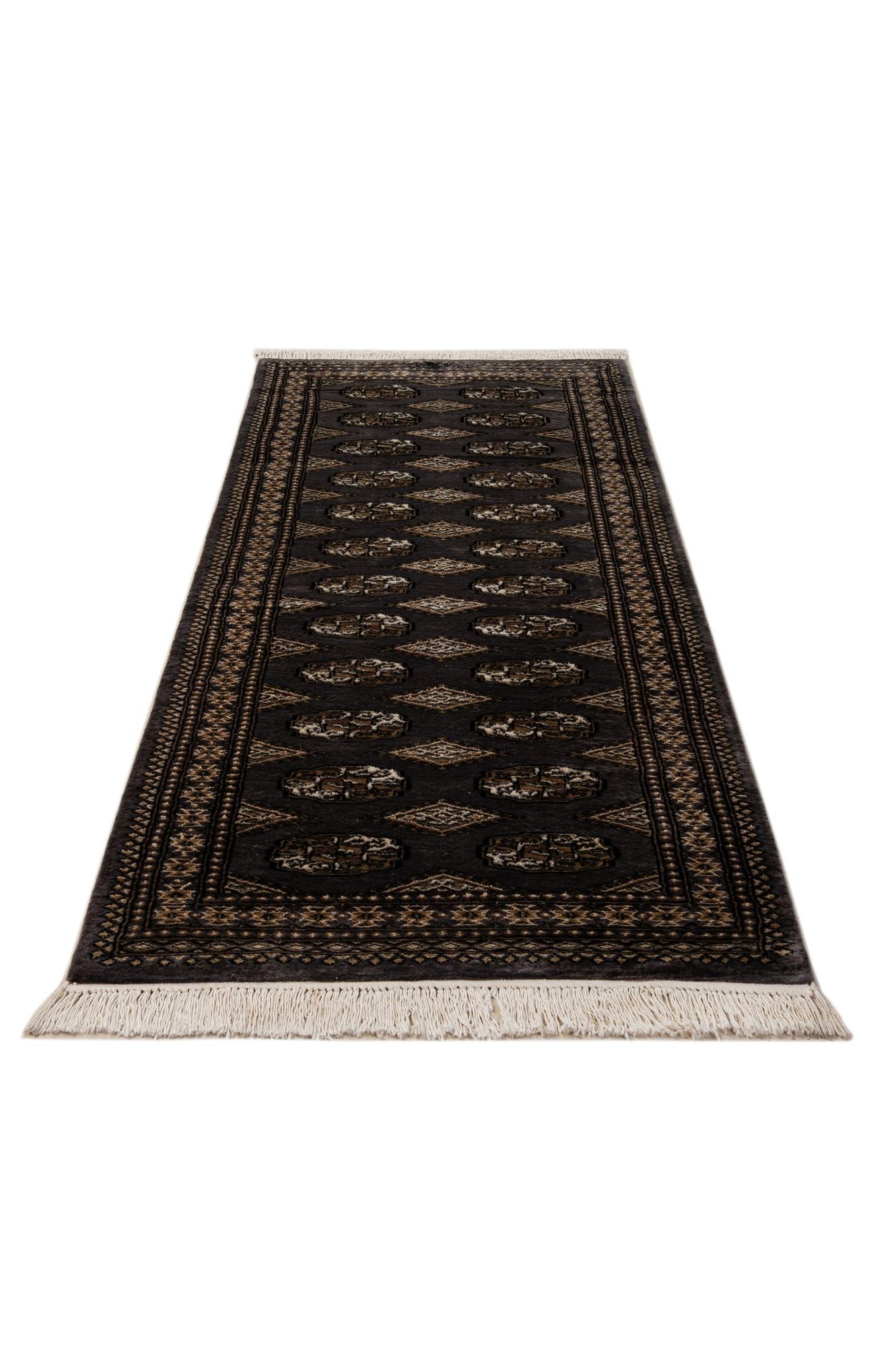 2' 7 x 7' 11 Hand Knotted Bokhara Oriental Runner Rug