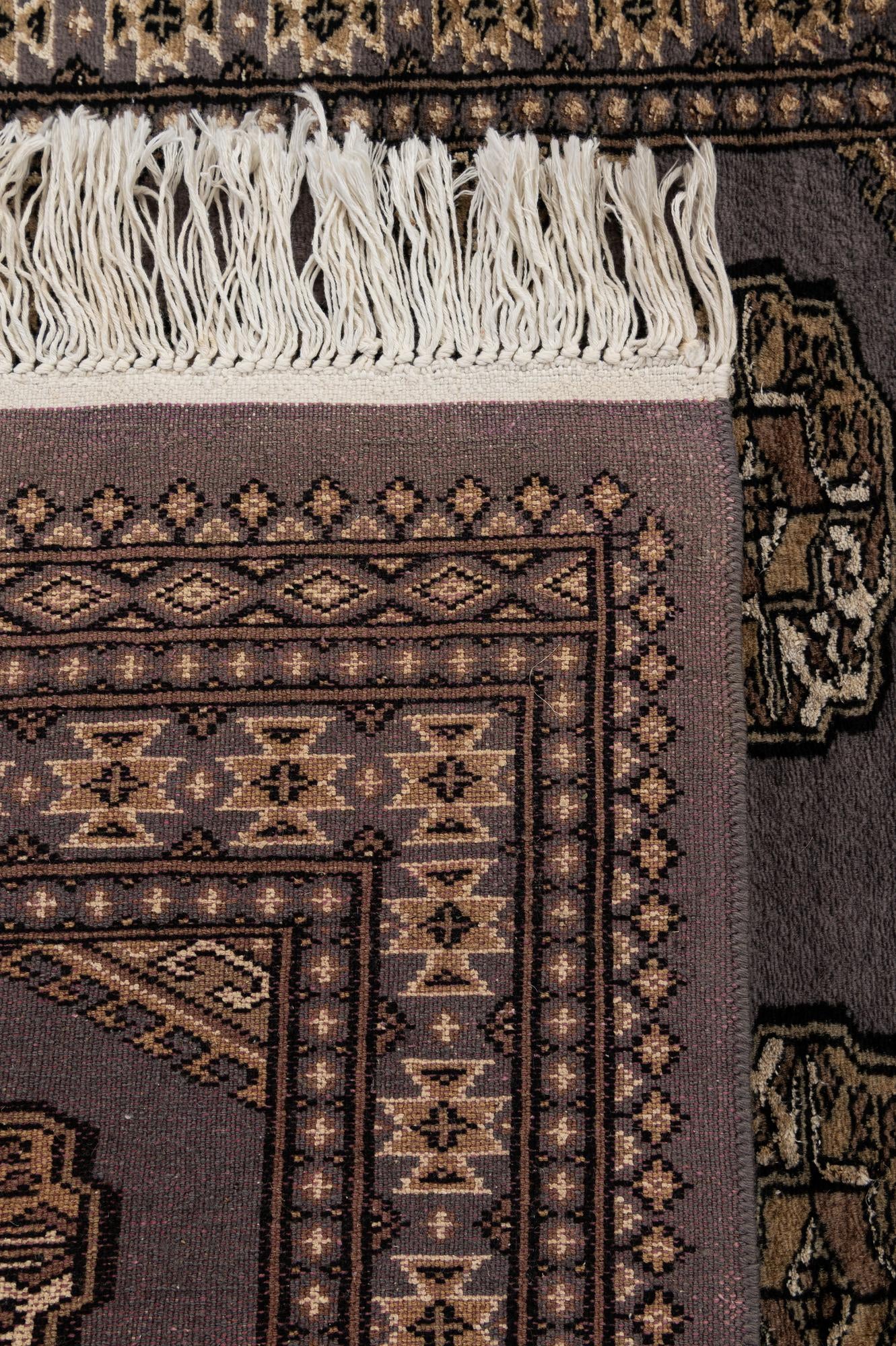 2' 7 x 7' 11 Hand Knotted Bokhara Oriental Runner Rug