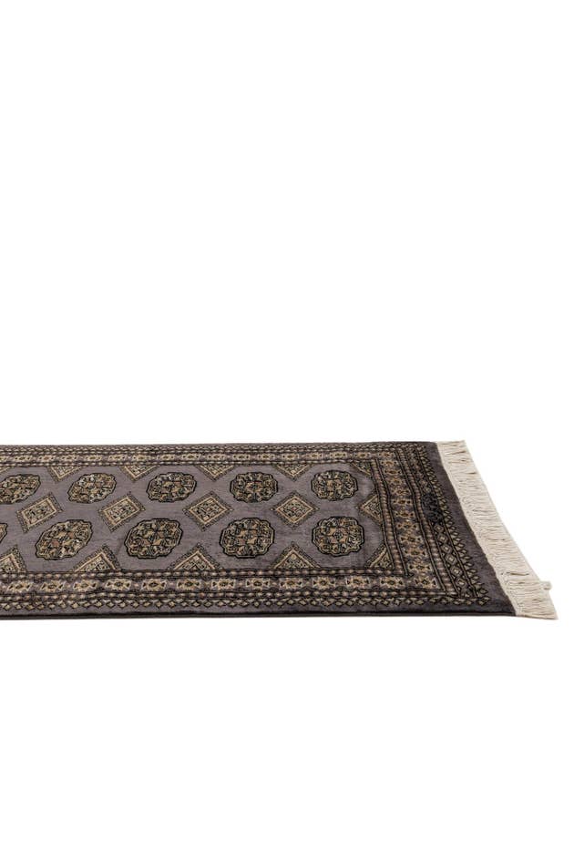 Detail image of 2' 7 x 7' 11 Hand Knotted Bokhara Oriental Runner Rug