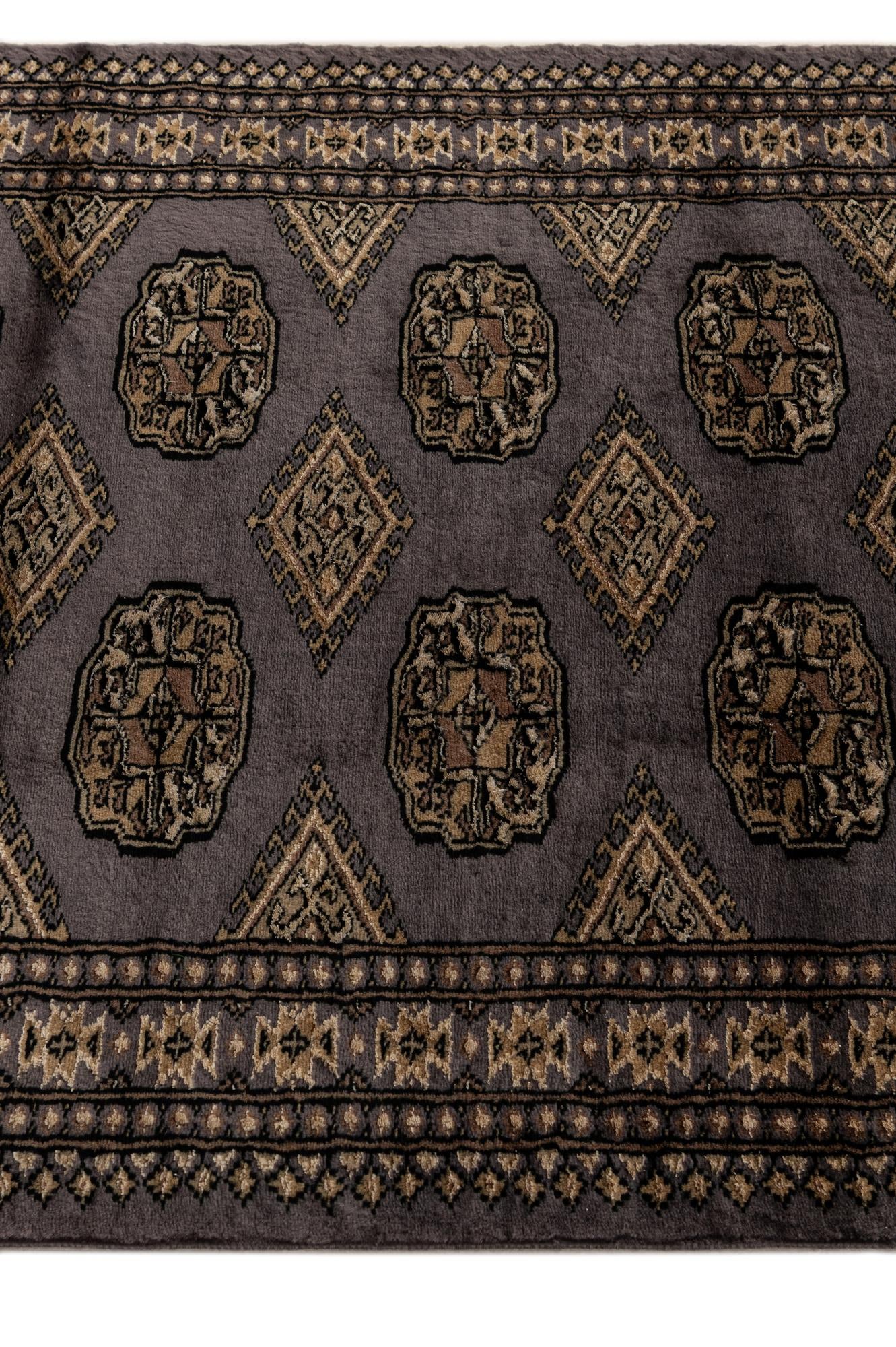 2' 7 x 7' 11 Hand Knotted Bokhara Oriental Runner Rug