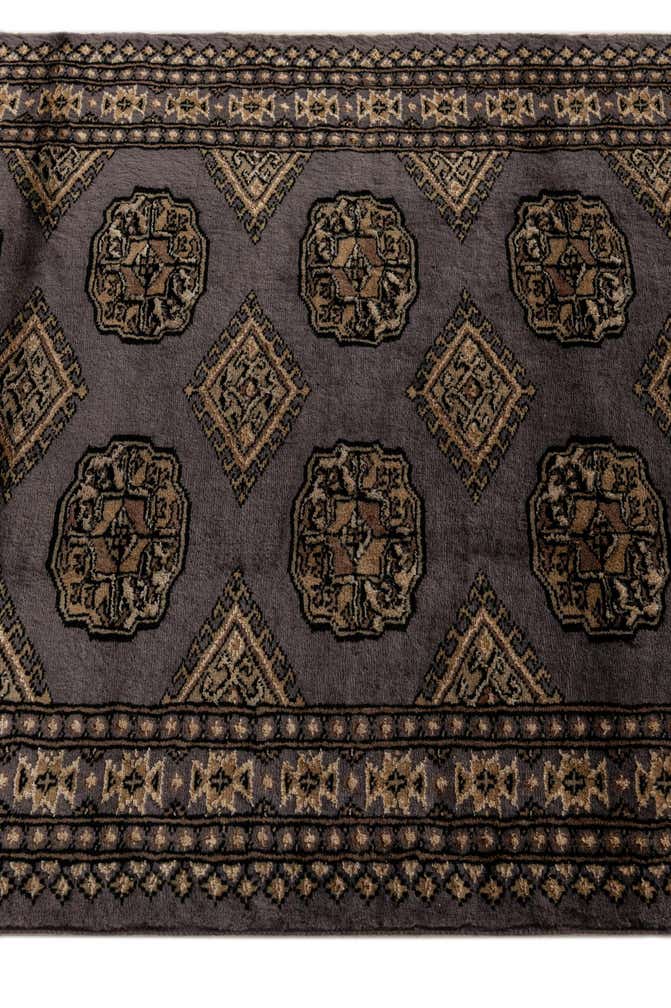 2' 7 x 7' 11 Hand Knotted Bokhara Oriental Runner Rug