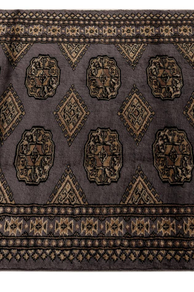 Detail image of 2' 7 x 7' 11 Hand Knotted Bokhara Oriental Runner Rug