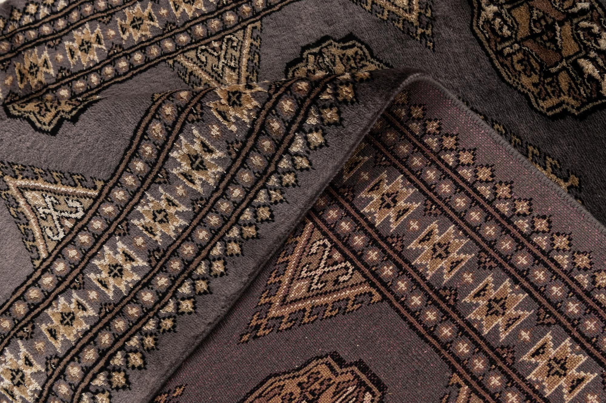 2' 7 x 7' 11 Hand Knotted Bokhara Oriental Runner Rug