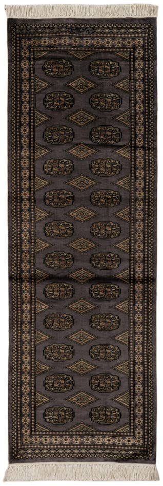 Detail image of 2' 7 x 7' 11 Hand Knotted Bokhara Oriental Runner Rug