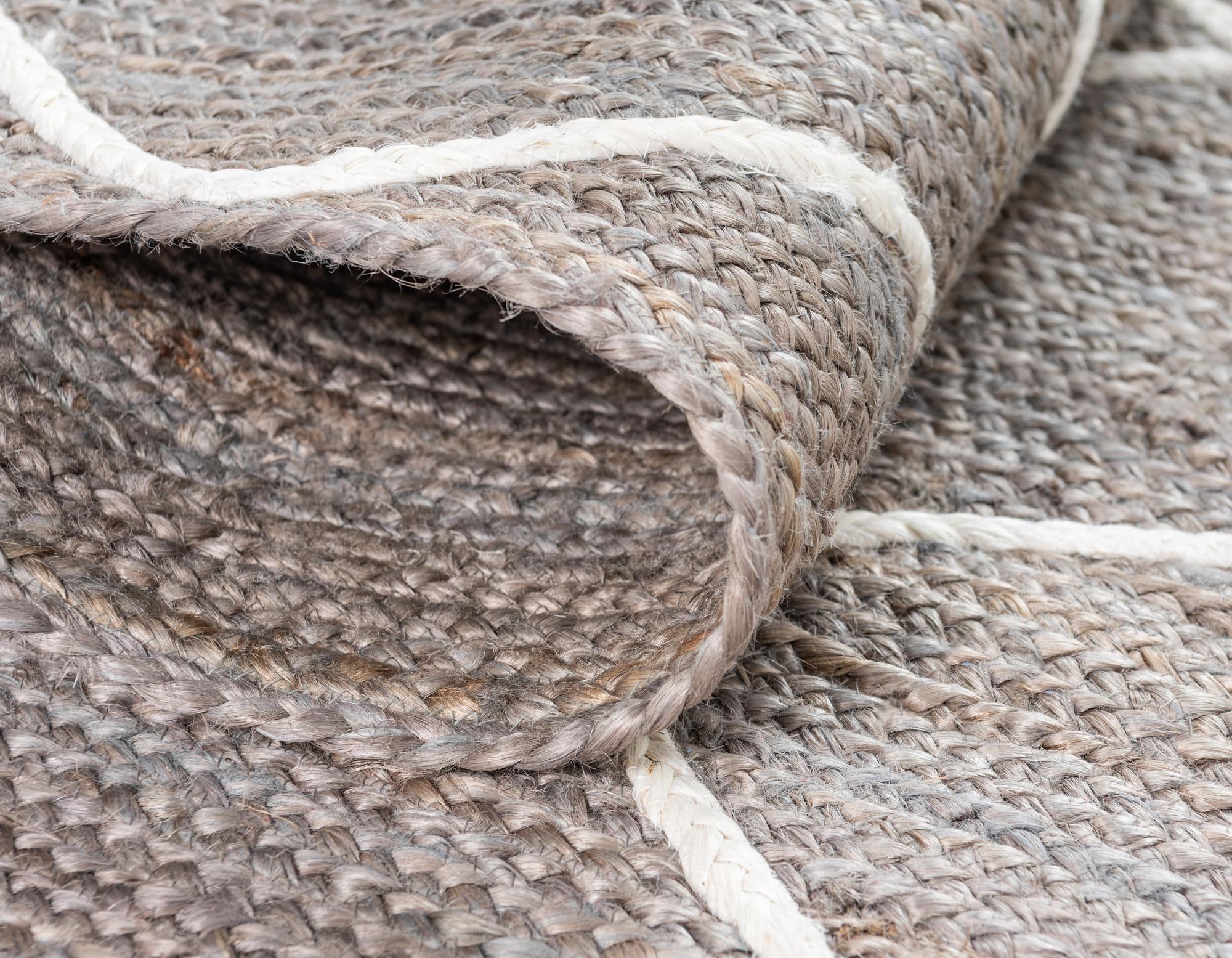 2' 2 x 8' 2 Handmade Braided Jute Runner Rug