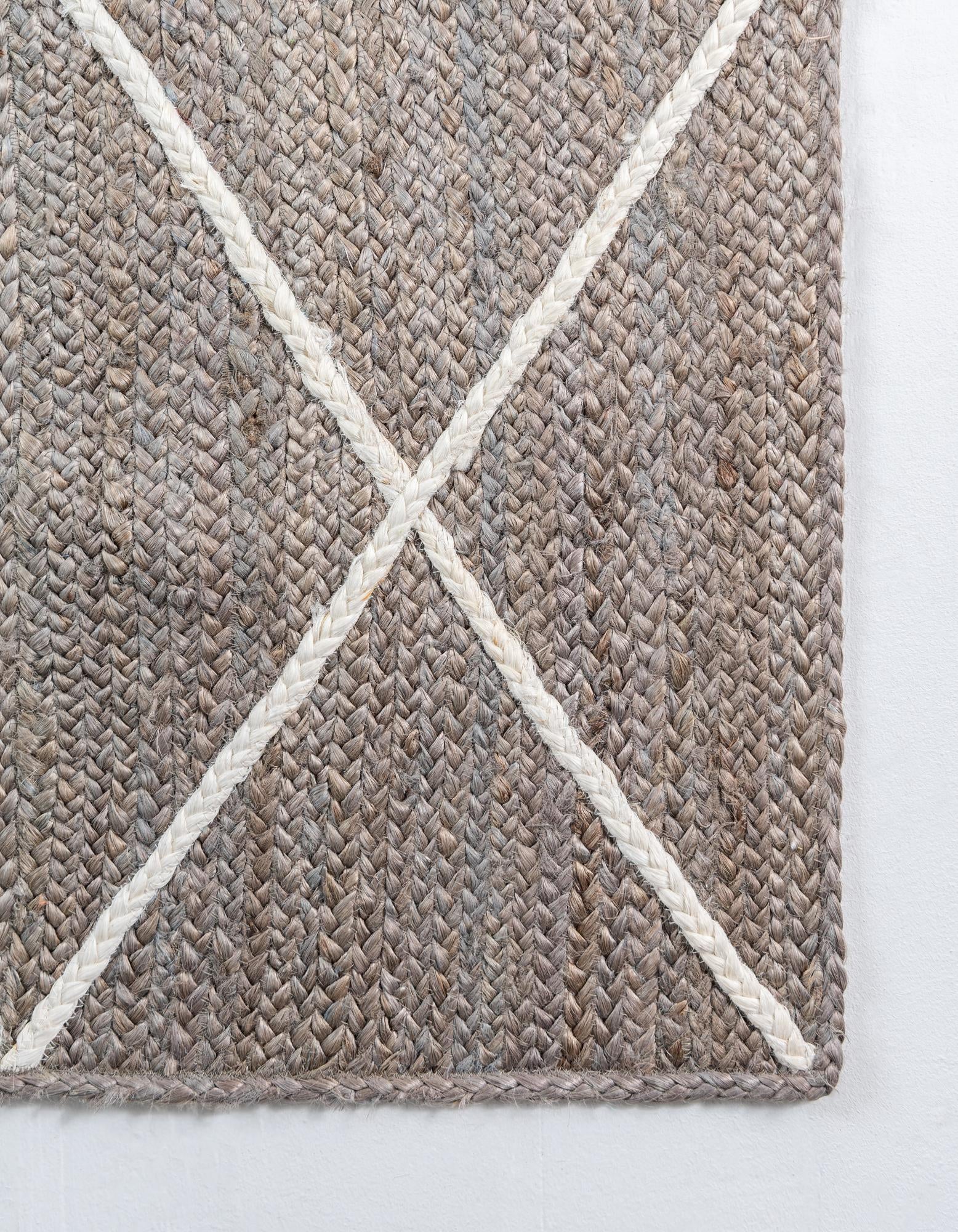 2' 2 x 8' 2 Handmade Braided Jute Runner Rug