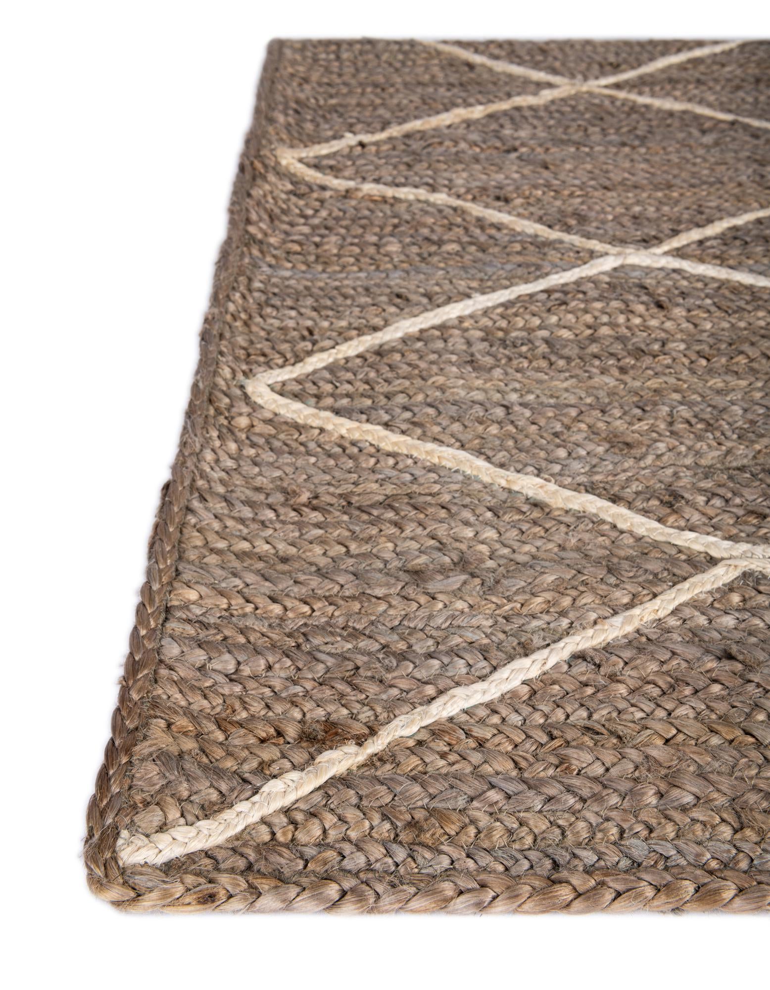 2' 2 x 8' 2 Handmade Braided Jute Runner Rug