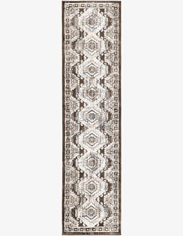 Gray Charlotte Runner Rug