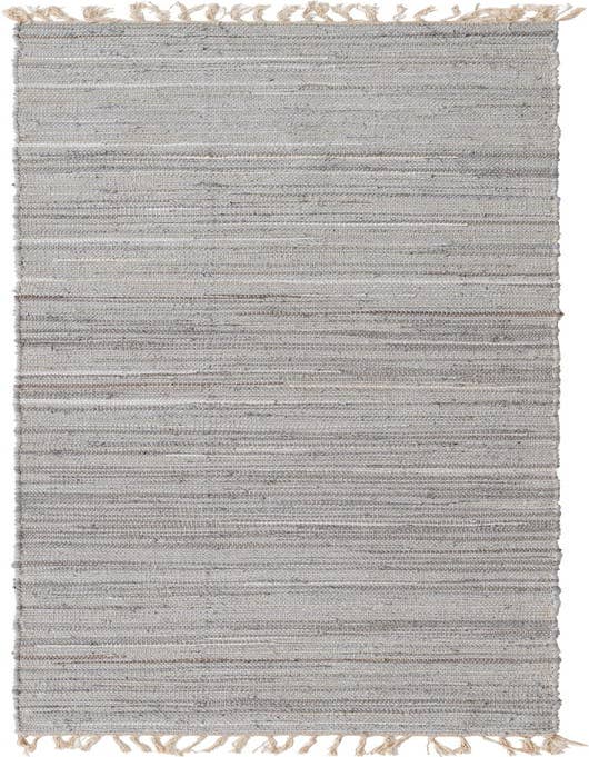 Detail image of 2' 7 x 9' 10 Hand Woven Chindi Cotton Runner Rug