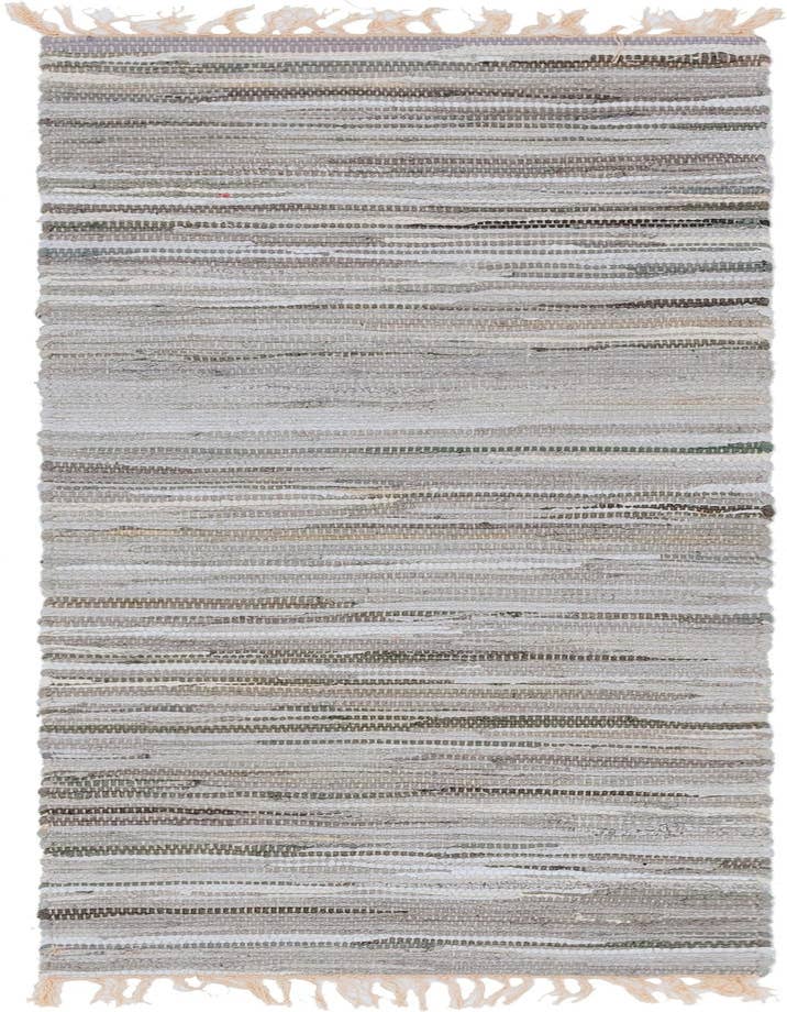 Detail image of 2' 2 x 6' 7 Hand Woven Chindi Cotton Runner Rug