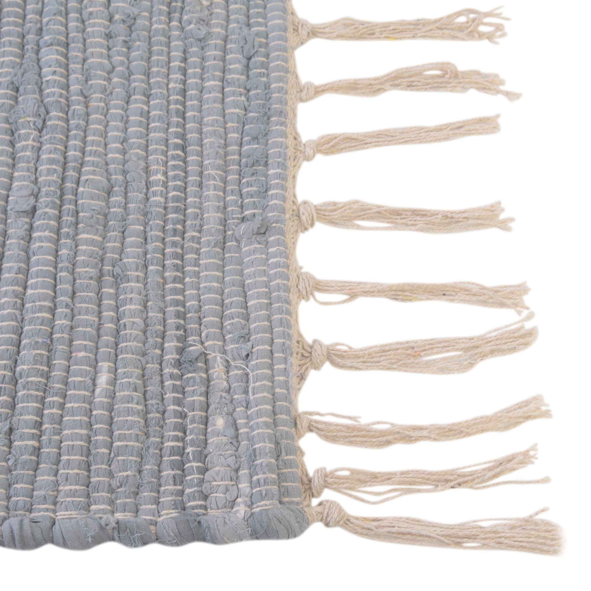 2' x 5' 1 Hand Woven Chindi Rag Runner Rug