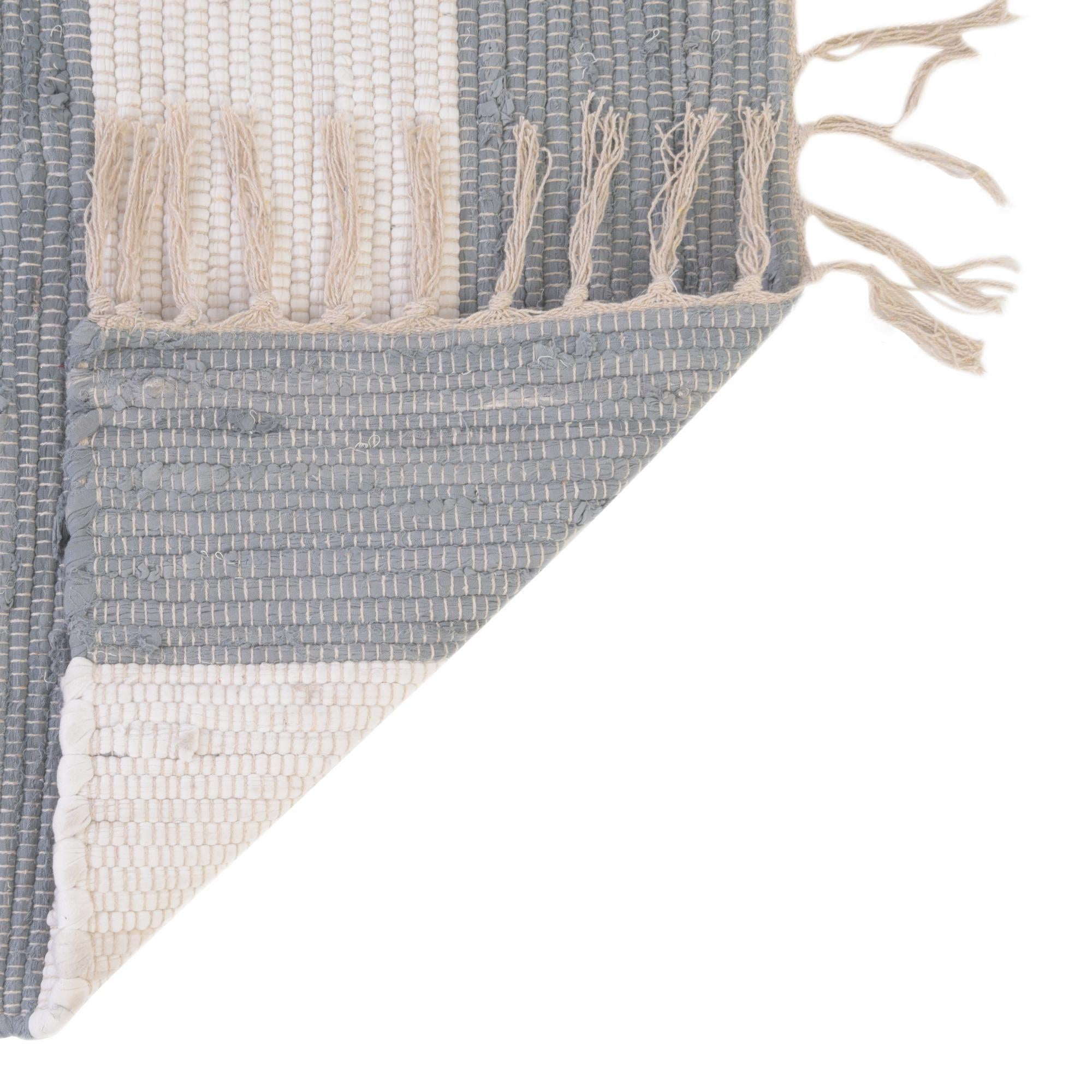 2' x 5' 1 Hand Woven Chindi Rag Runner Rug