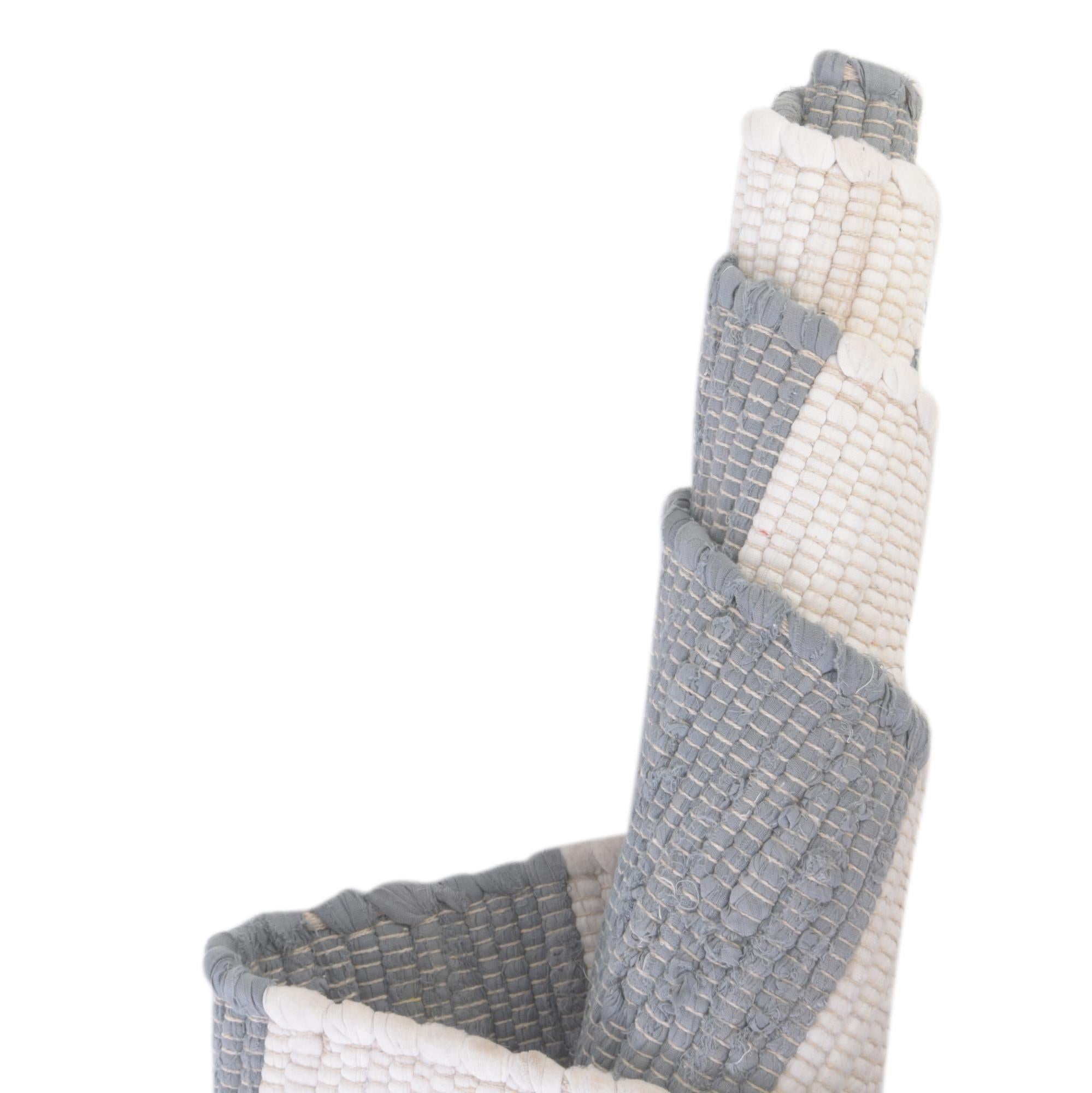 2' x 5' 1 Hand Woven Chindi Rag Runner Rug