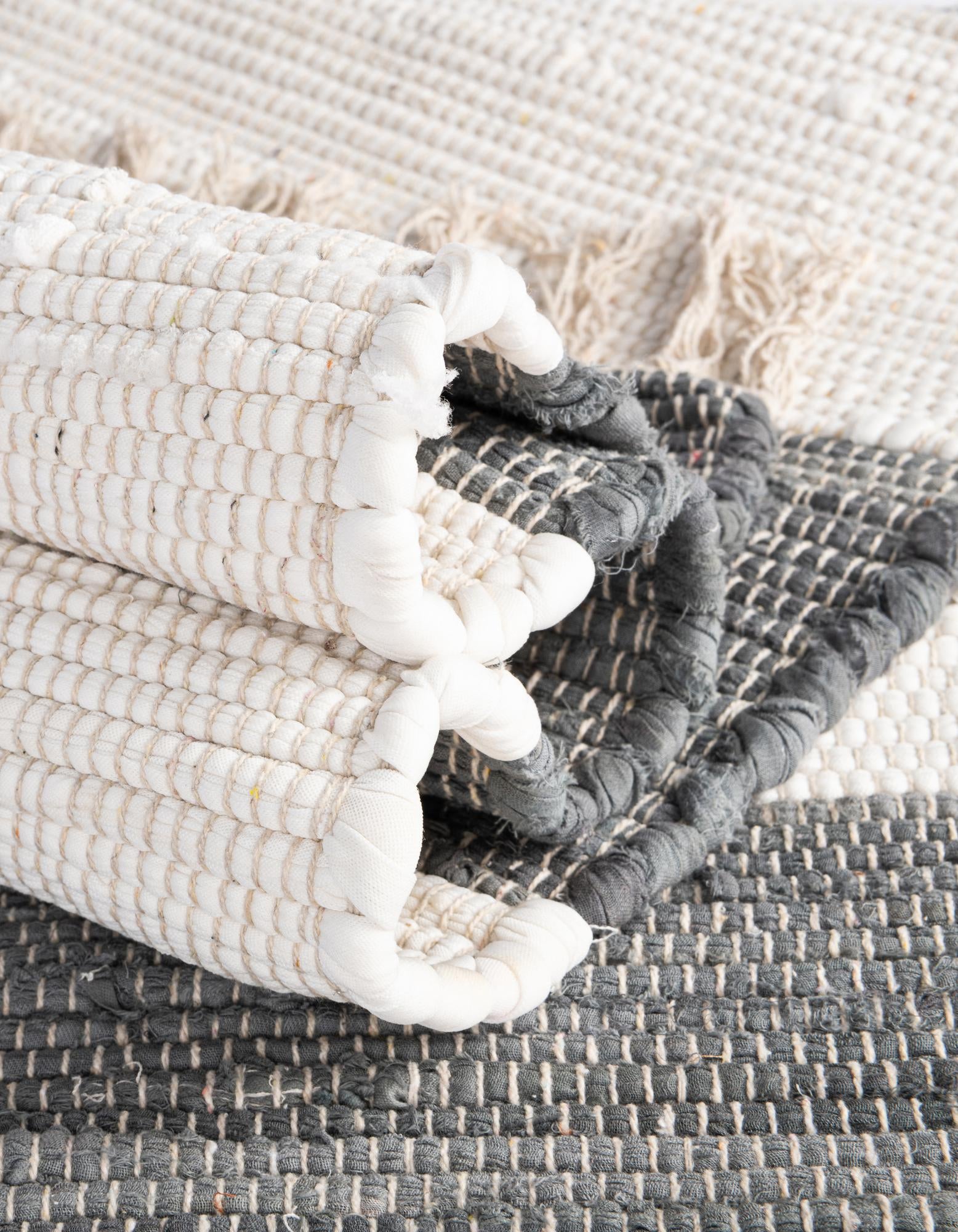 2' x 5' 1 Hand Woven Chindi Rag Runner Rug