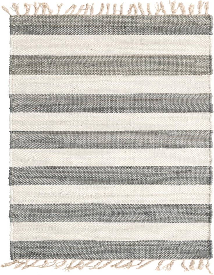 Detail image of 2' 7 x 6' 1 Hand Woven Chindi Rag Runner Rug