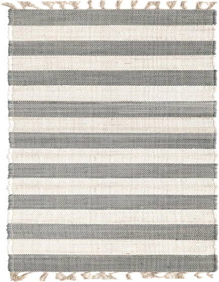 Detail image of 2' 2 x 10' Hand Woven Chindi Rag Runner Rug