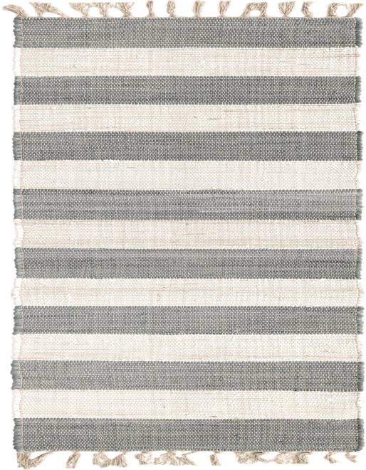 Detail image of 2' 2 x 8' Hand Woven Chindi Rag Runner Rug