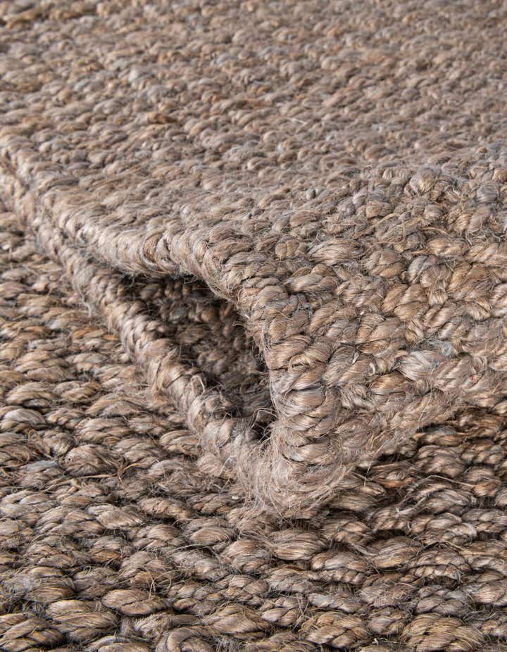 2' 7 x 6' 1 Hand Woven Chunky Jute Runner Rug