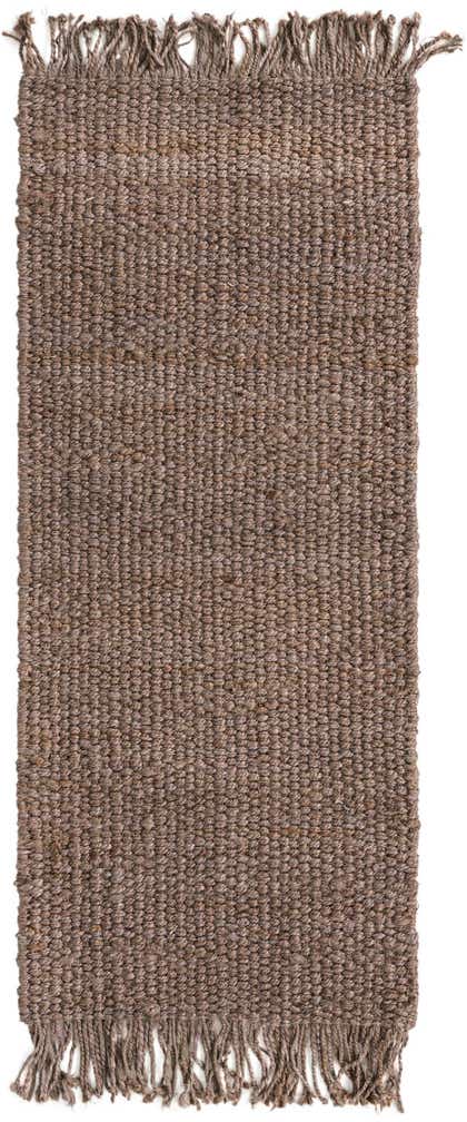 2' 7 x 6' 1 Hand Woven Chunky Jute Runner Rug