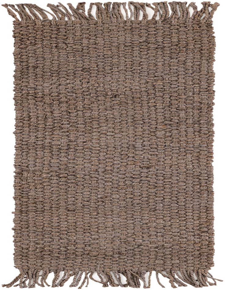 Detail image of 2' x 5' 1 Hand Woven Chunky Jute Runner Rug