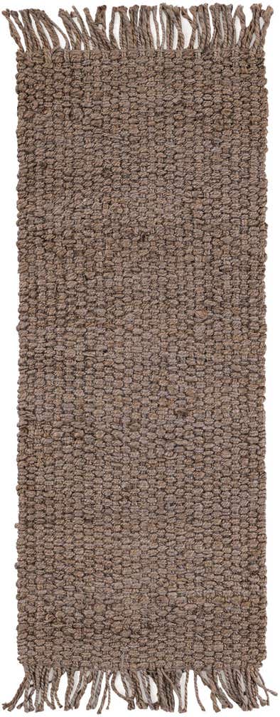 2' x 5' 1 Hand Woven Chunky Jute Runner Rug