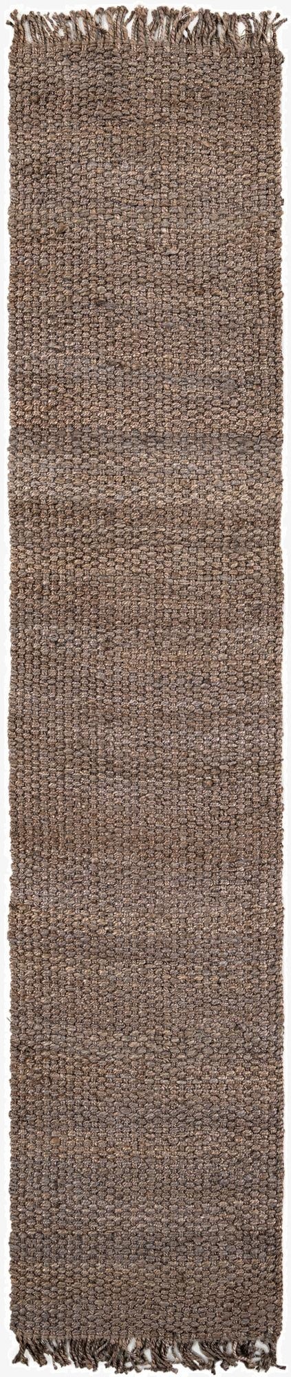 Primary image 2' 7 x 12'  Hand Woven Chunky Jute Runner Rug