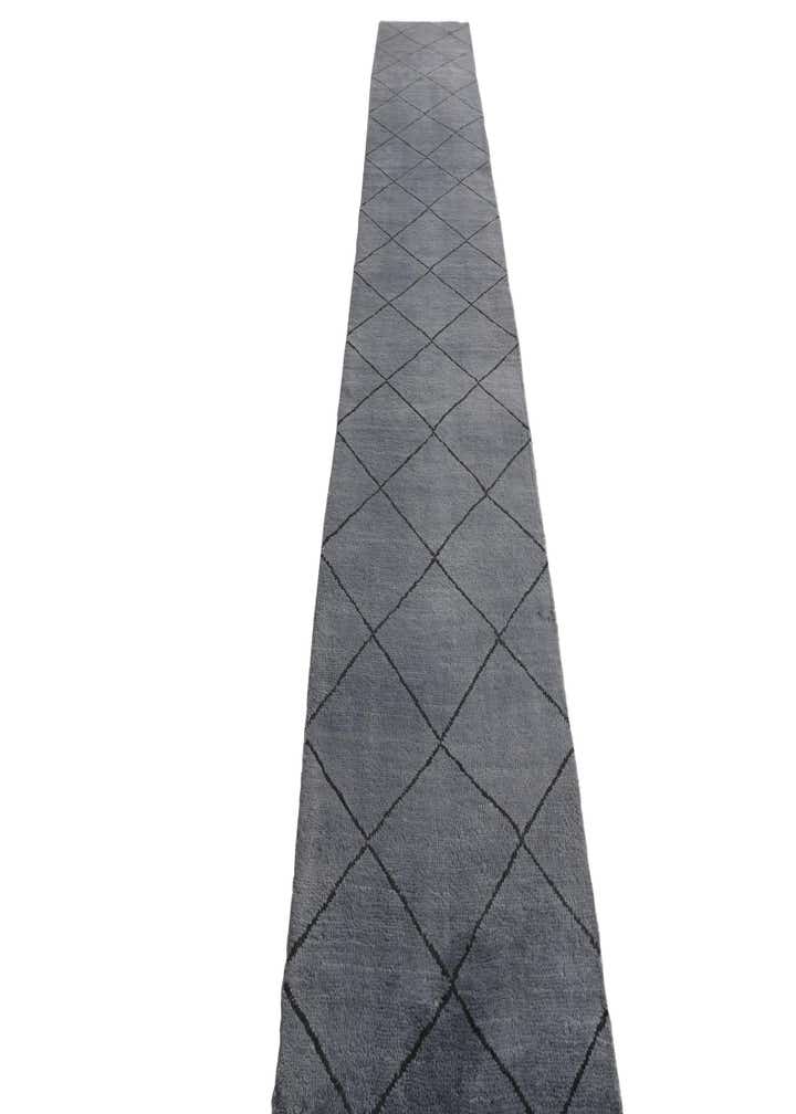 2' 6 x 14' Hand Knotted Darya Wool Runner Rug