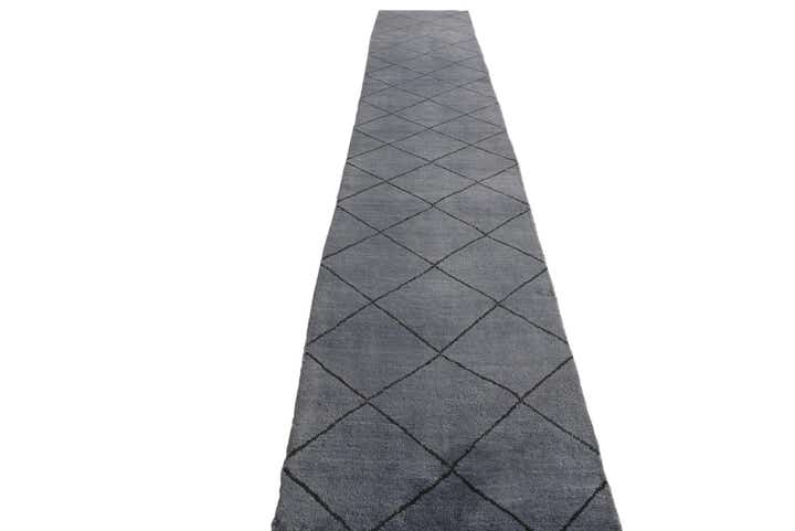 2' 6 x 14' Hand Knotted Darya Wool Runner Rug