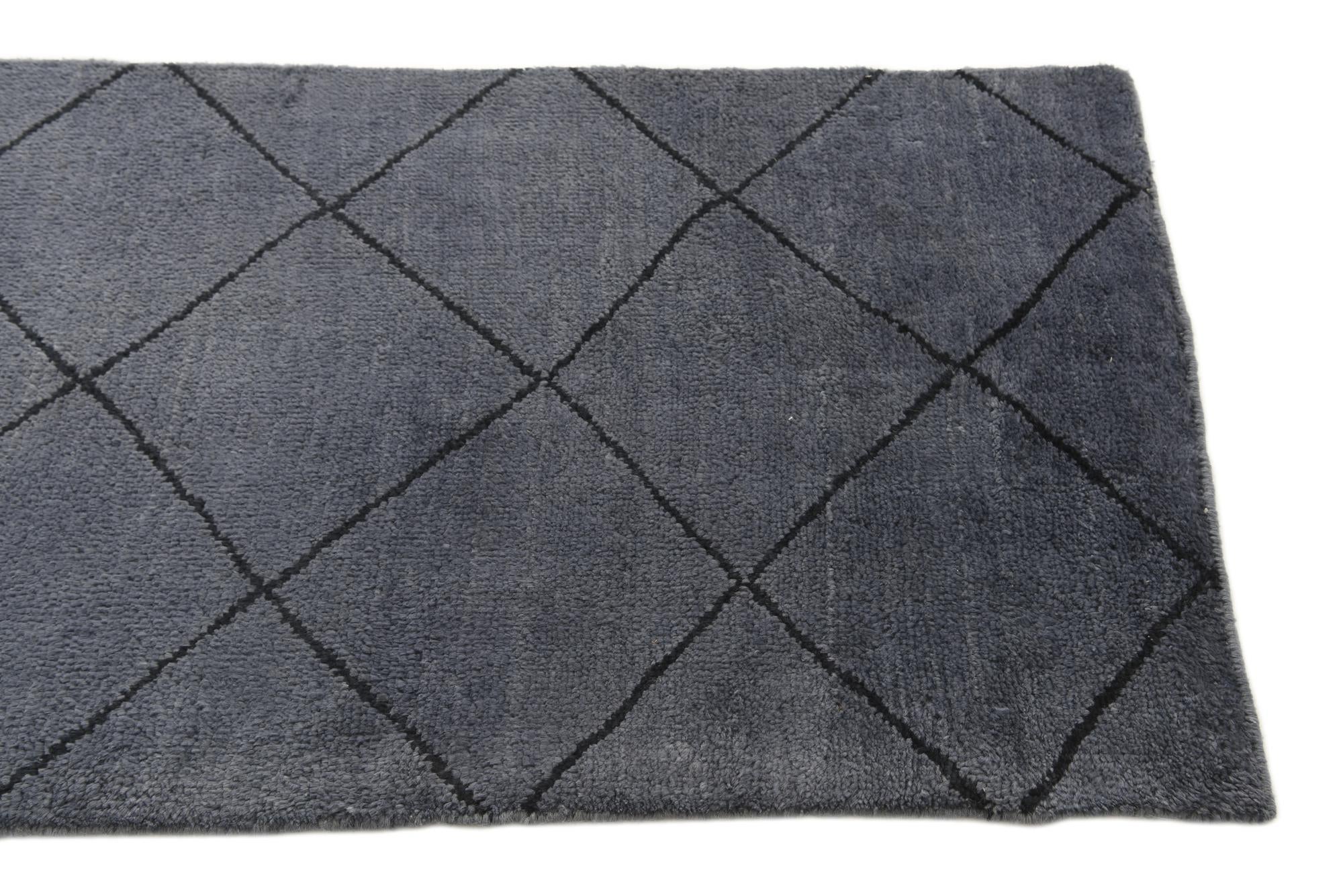 2' 6 x 14' Hand Knotted Darya Wool Runner Rug
