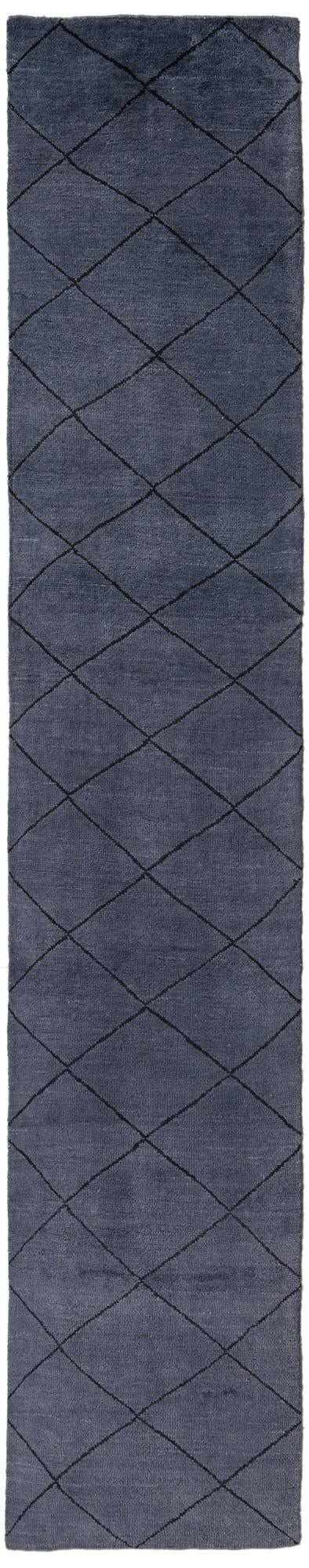 2' 6 x 14' Hand Knotted Darya Wool Runner Rug