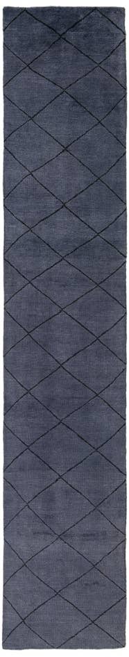 Detail image of 2' 6 x 14' Hand Knotted Darya Wool Runner Rug
