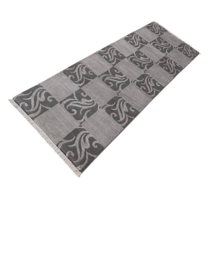 Detail image of 2' 9 x 9' 9  Hand Knotted Darya Wool Runner Rug