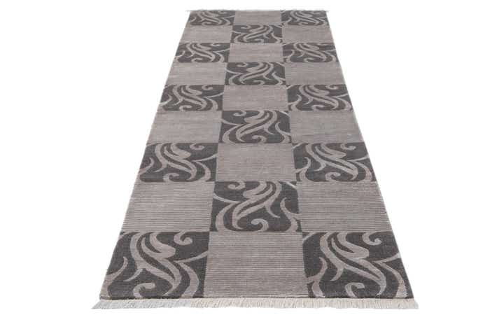 2' 9 x 9' 9 Hand Knotted Darya Wool Runner Rug