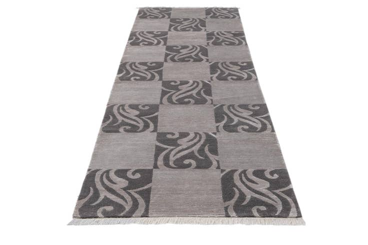 Detail image of 2' 9 x 9' 9 Hand Knotted Darya Wool Runner Rug