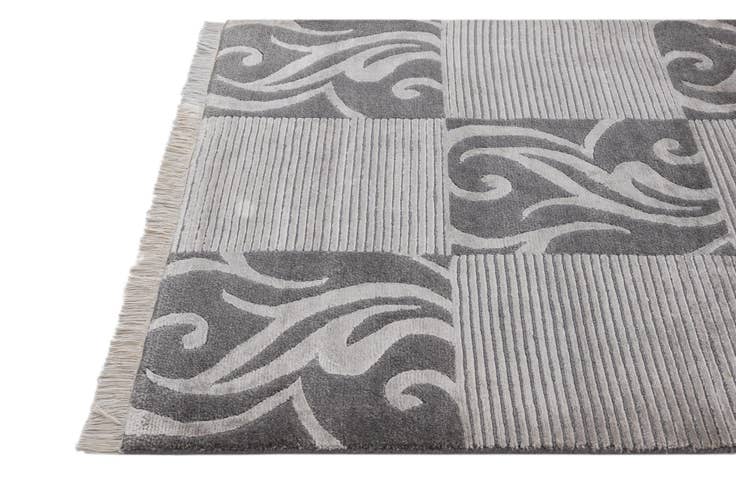 Detail image of 2' 9 x 9' 9 Hand Knotted Darya Wool Runner Rug