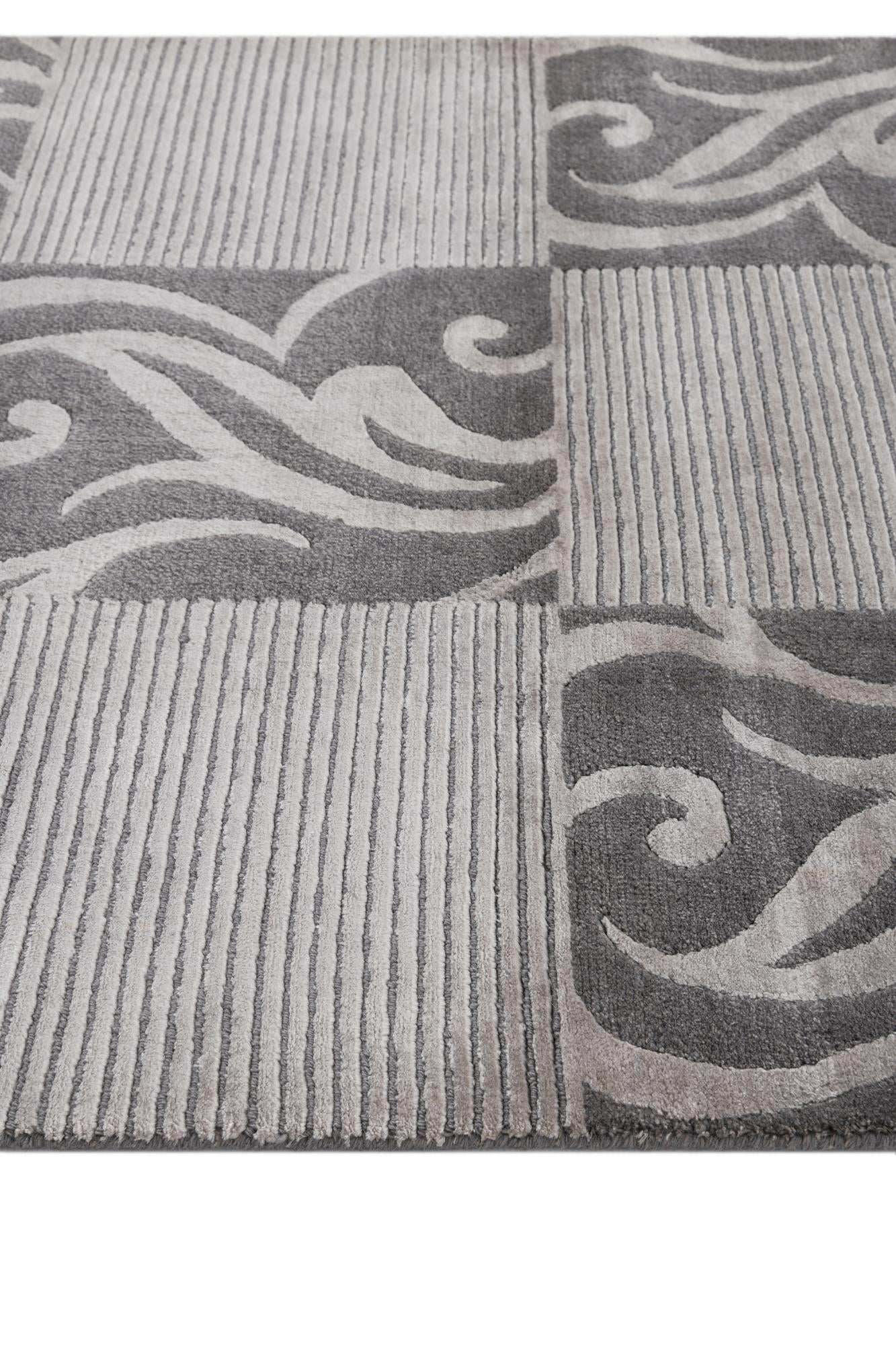 2' 9 x 9' 9 Hand Knotted Darya Wool Runner Rug